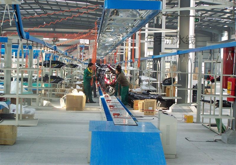 電動(dòng)車組裝流水線